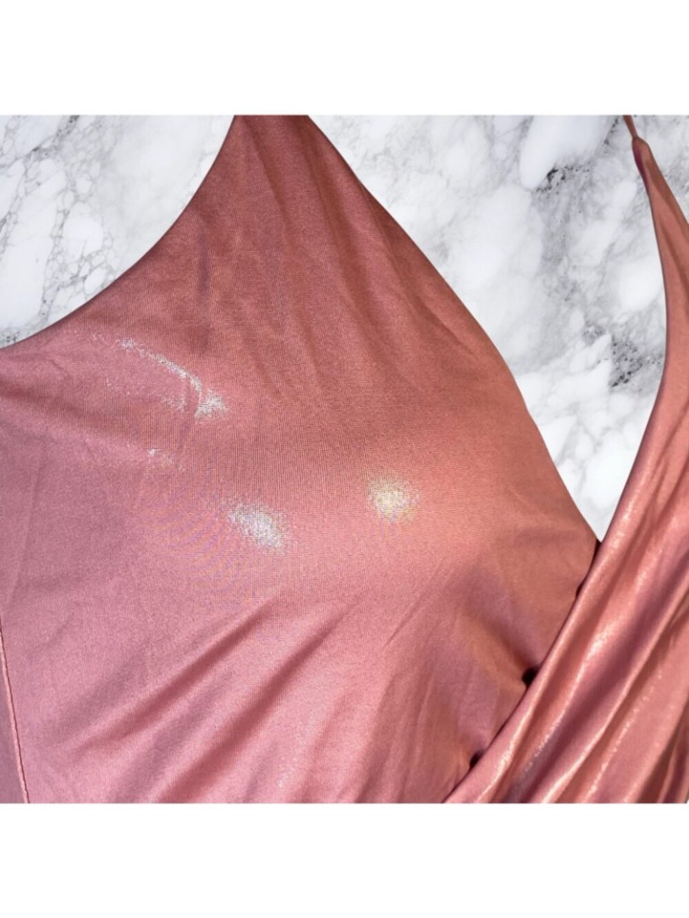 NBD Anjel Ruffle Maxi Dress in Blush Pink - Picture 11 of 12